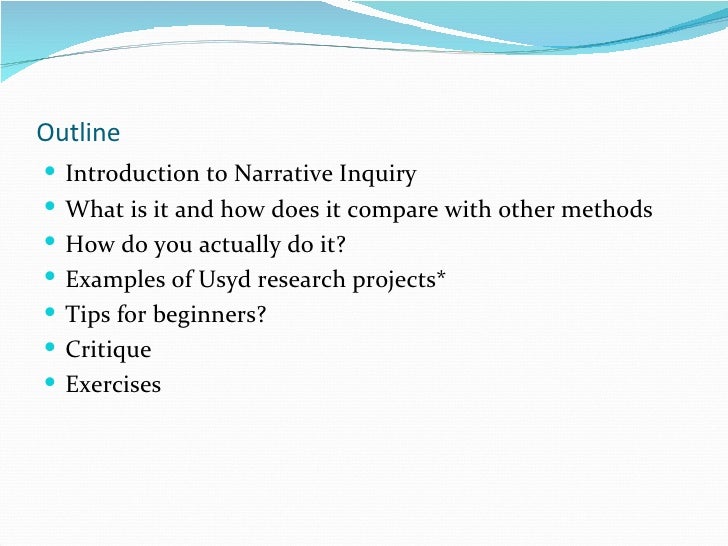 how to make an outline for a narrative essay