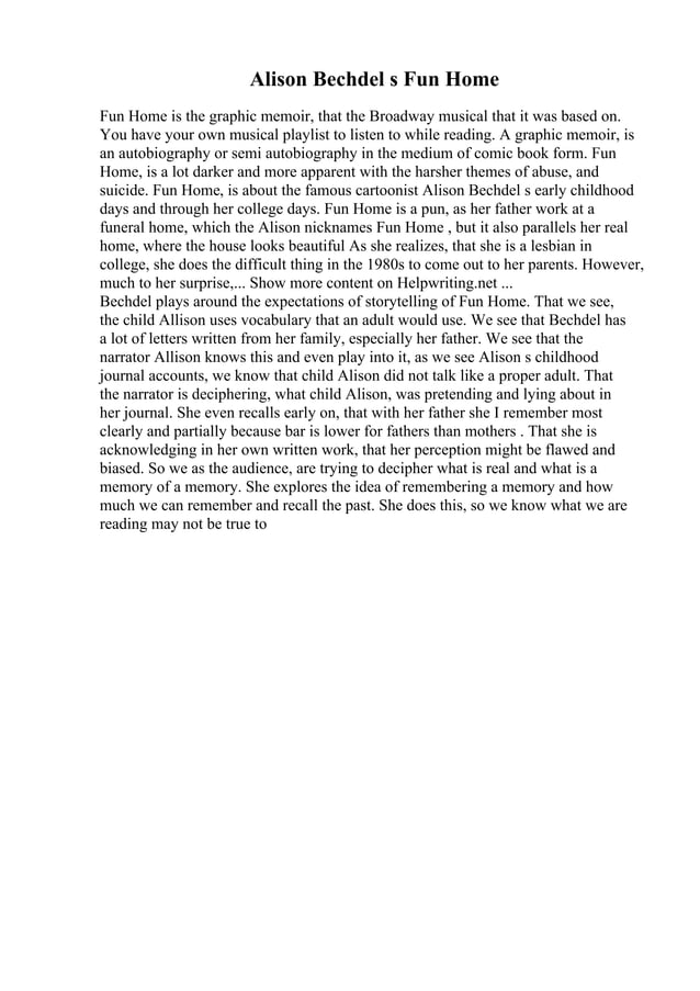 Narrative Interview Essay Example. Narrative interview assignment ...