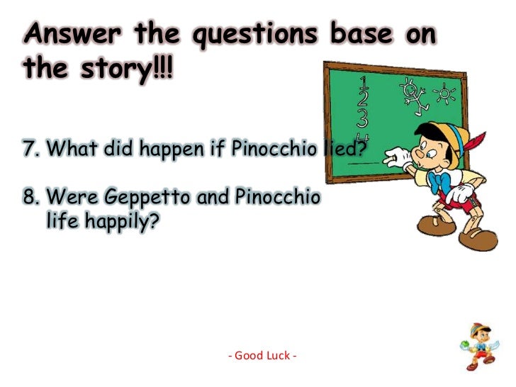 Pinocchio essay topics image