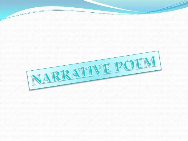 Narrative poem
