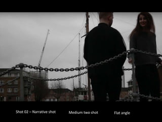 Shot 02 – Narrative shot Medium two shot Flat angle
 