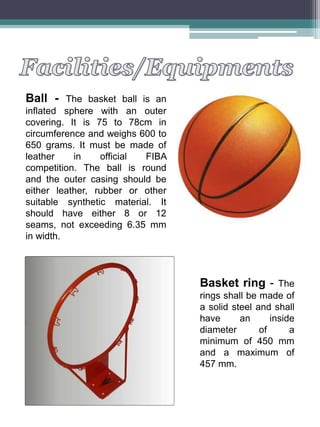 Narrative Report in Basketball