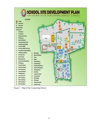 vi
Figure 1. Map of the Cooperating School.
 