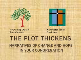THE PLOT THICKENS Flourishing Church Consultations Whitewater Valley Presbytery 