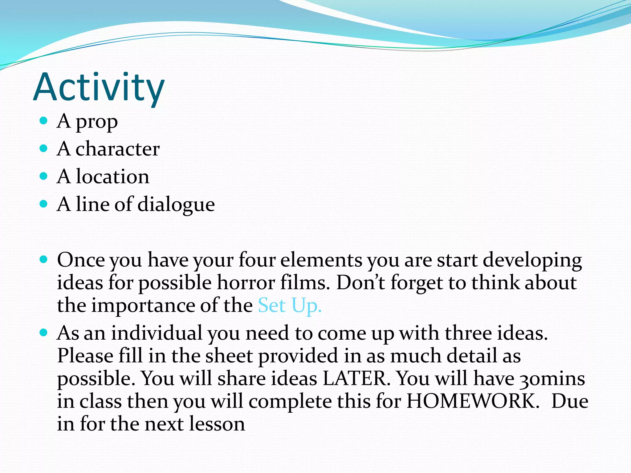 Narrative structure in Film | PPTX
