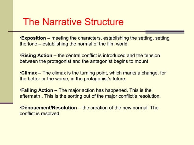 AS Media Narrative structure in film | PPT