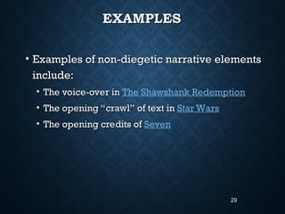 narrative structure in film-LECTURES.ppt