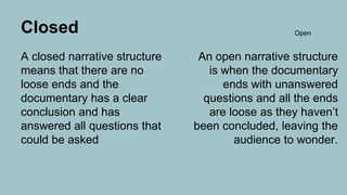 Narrative structures | PPTX