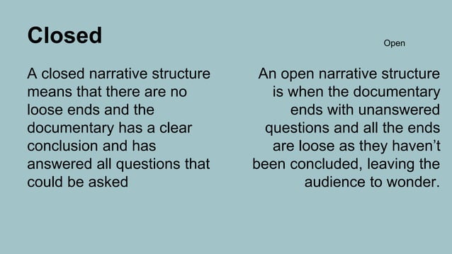 Narrative structures | PPTX