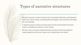 Narrative structures | PPT