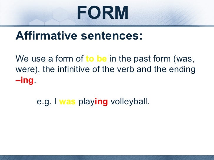 Narrative tenses