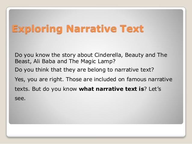 What Is Narrative Text Do You Know Know It Info