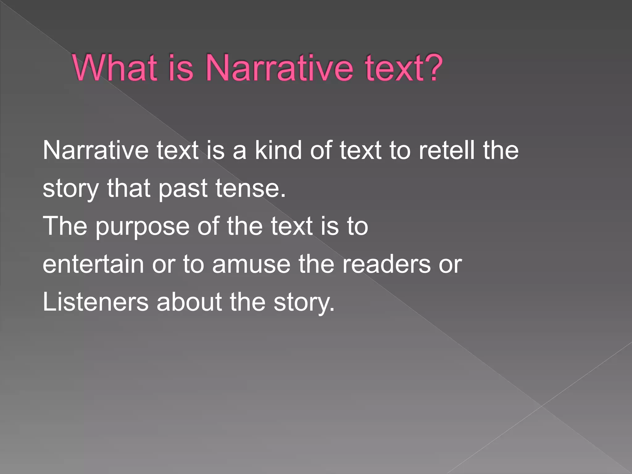Narrative text ppt | PPT