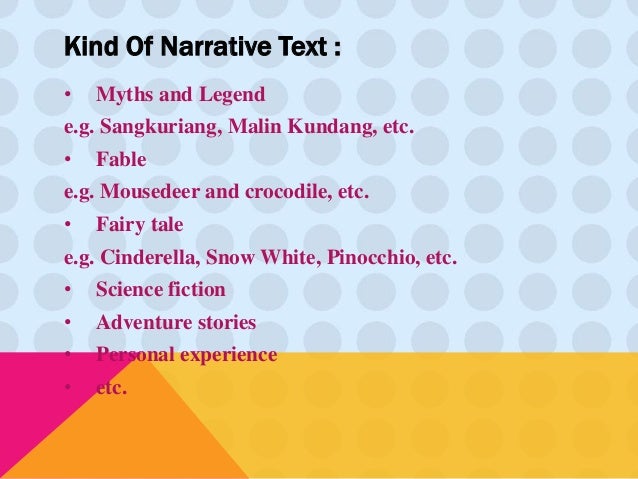 Narrative Text
