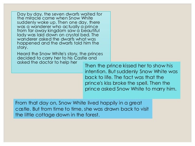 Narrative text Snow White