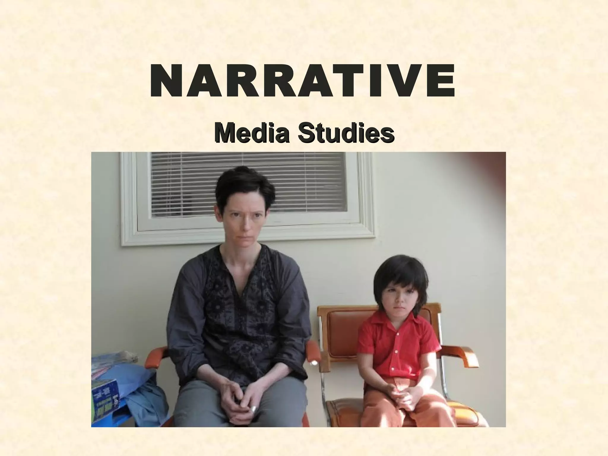 NARRATIVE
Media StudiesMedia Studies
 