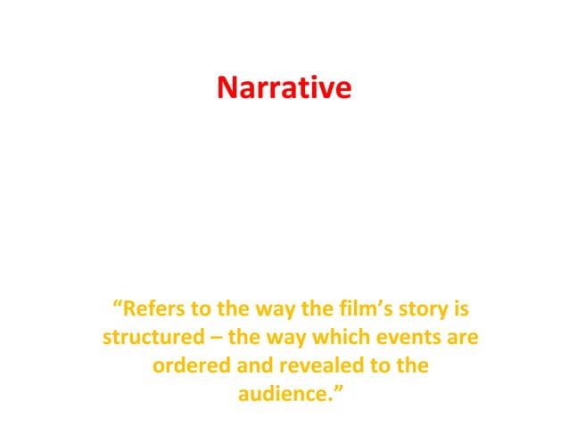 Narrative theory PPT Narrative theory PPT