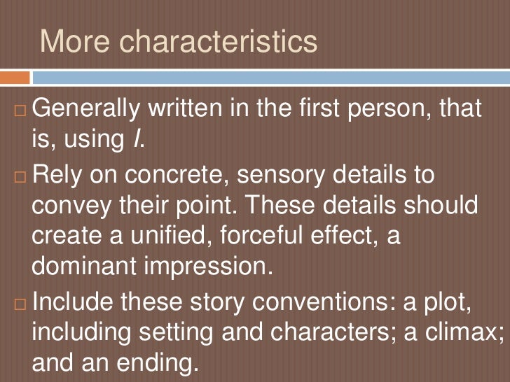 Narrative Writing