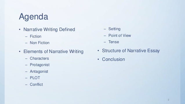 Kind of narrative essay