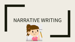 NARRATIVE WRITING
Grade 8
 