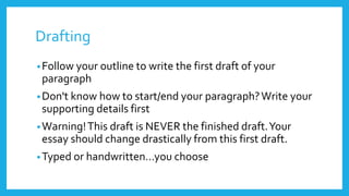 Narrative Writing and the Writing Process | PPTX