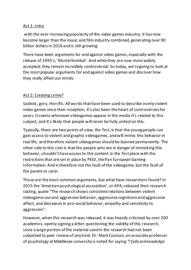 Narrator script draft 1