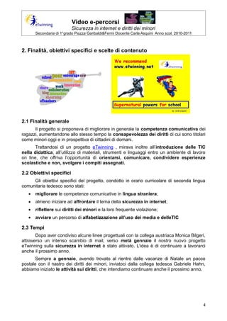 Video e-percorsi. Sicurezza in internet e diritti dei minori | PDF