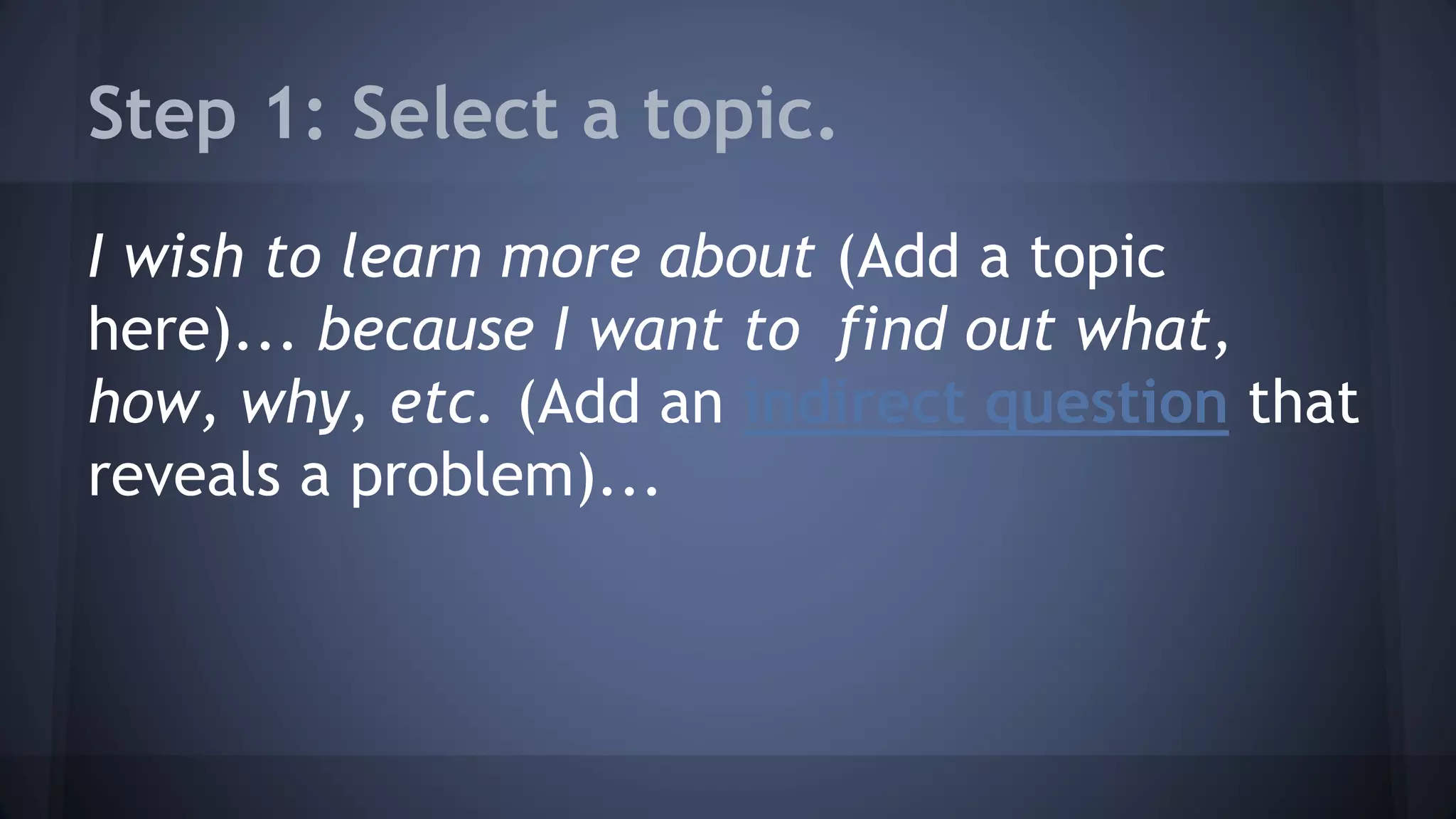 Narrowing Down a Research Topic | PPTX
