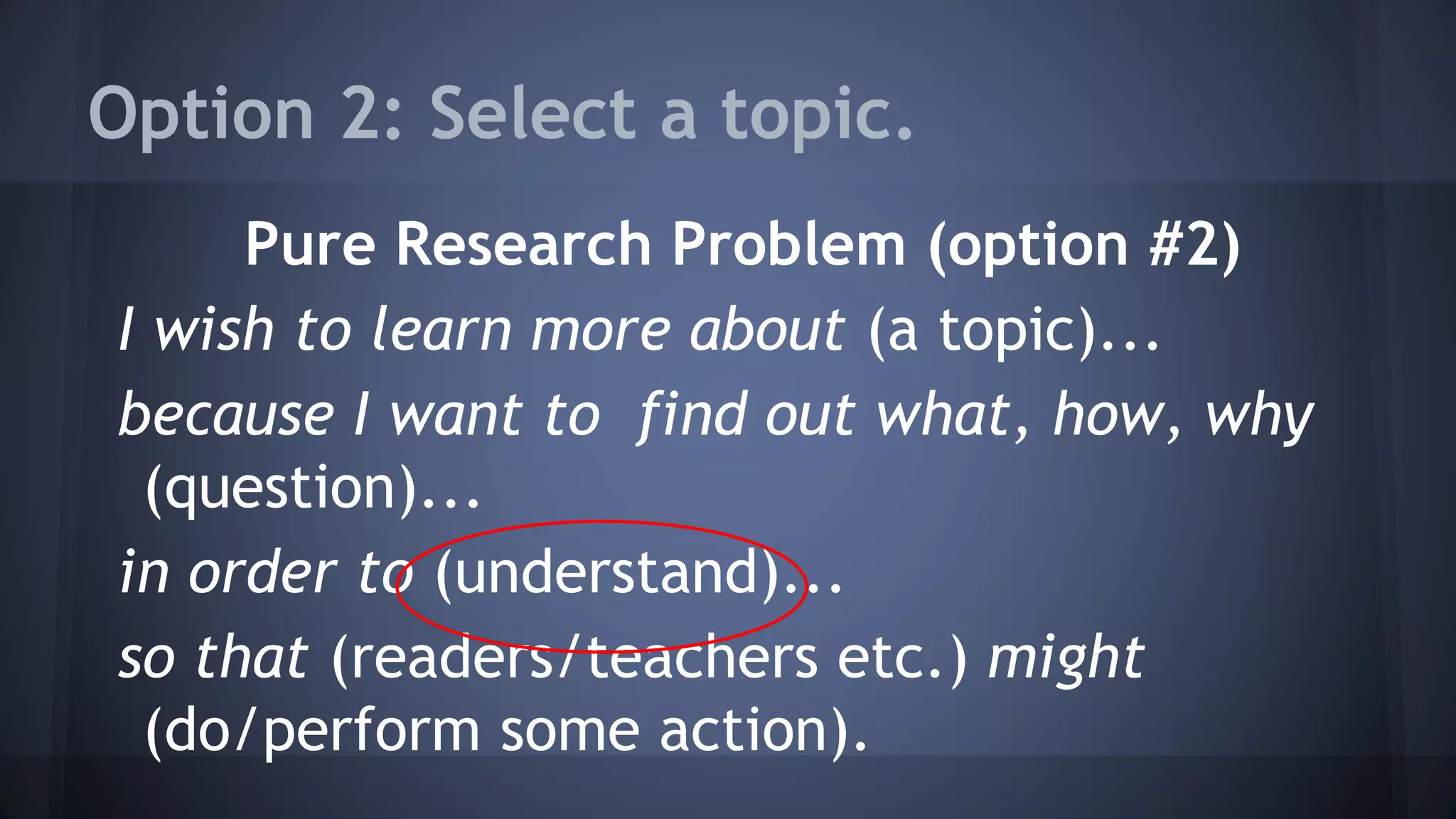 Narrowing Down a Research Topic | PPTX