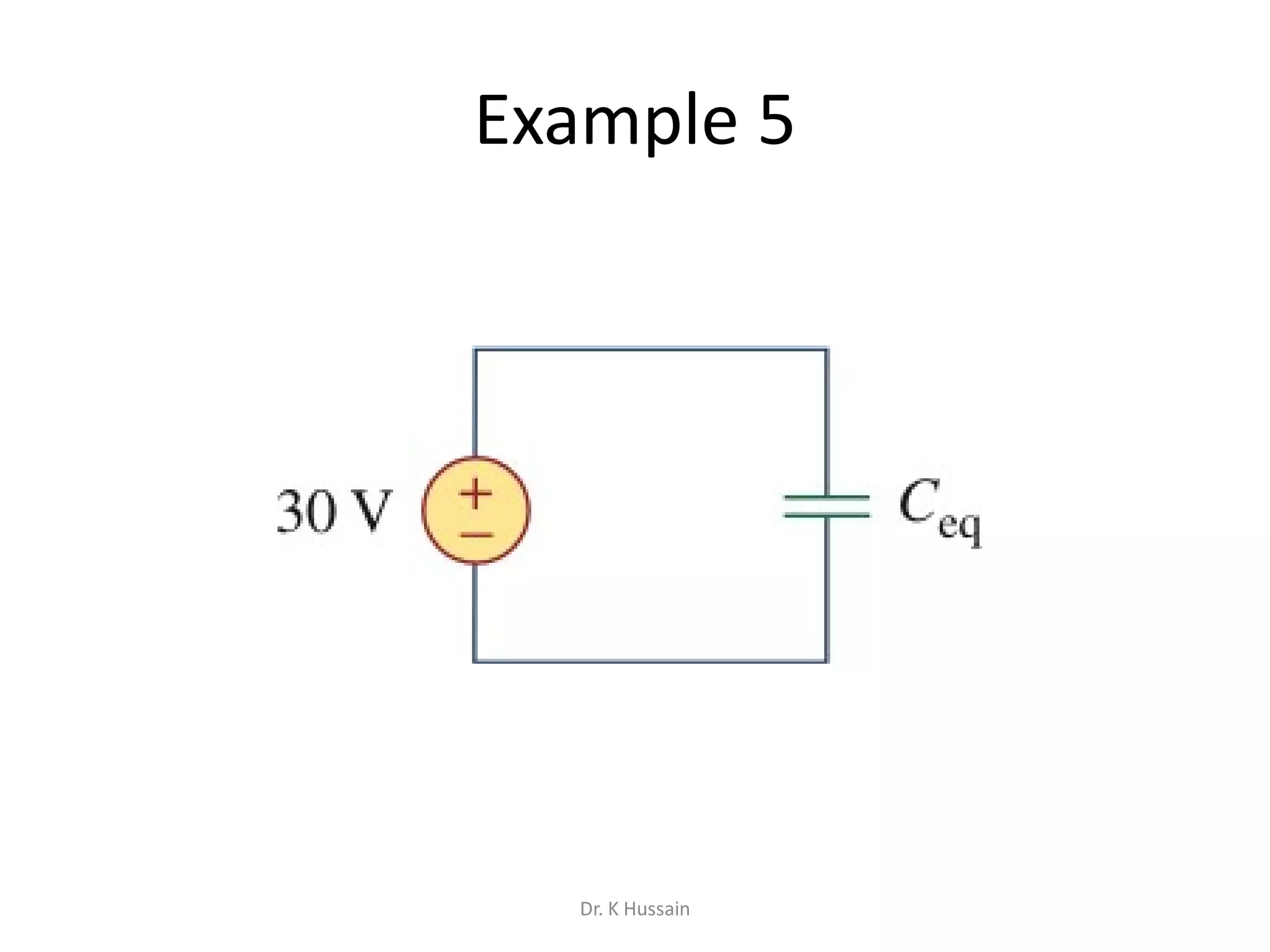 Example 5
Dr. K Hussain
 