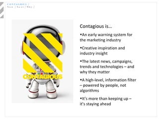 CONTAGIOUS MAGAZINE GOODVERTISING | PPT