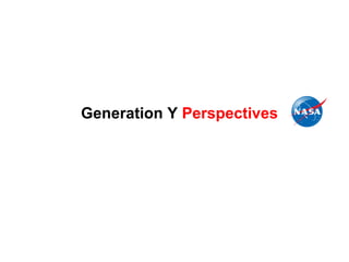 Generation Y  Perspectives 
