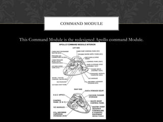 This Command Module is the redesigned Apollo command Module.Command Module