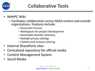 NASA Pavilion on InnoCentive6Global Appeal-2900 solvers80 Countries