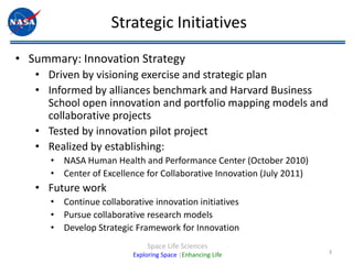 Strategic InitiativesSummary: Innovation Strategy