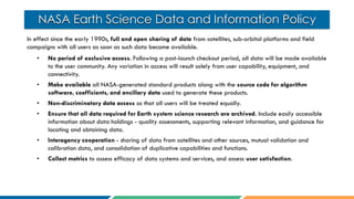 Evolving NASA’s Data and Information Systems for Earth Science | PDF