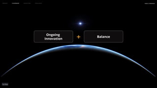 +
Ongoing
Innovation Balance
may 2023
naSA x parsons
Context Flourishing Prototypes Conclusion
 