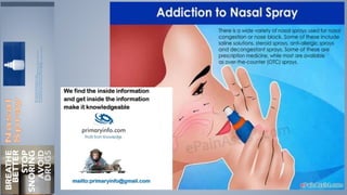 Nasal spray - database
