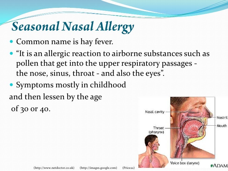 Nasal allergy