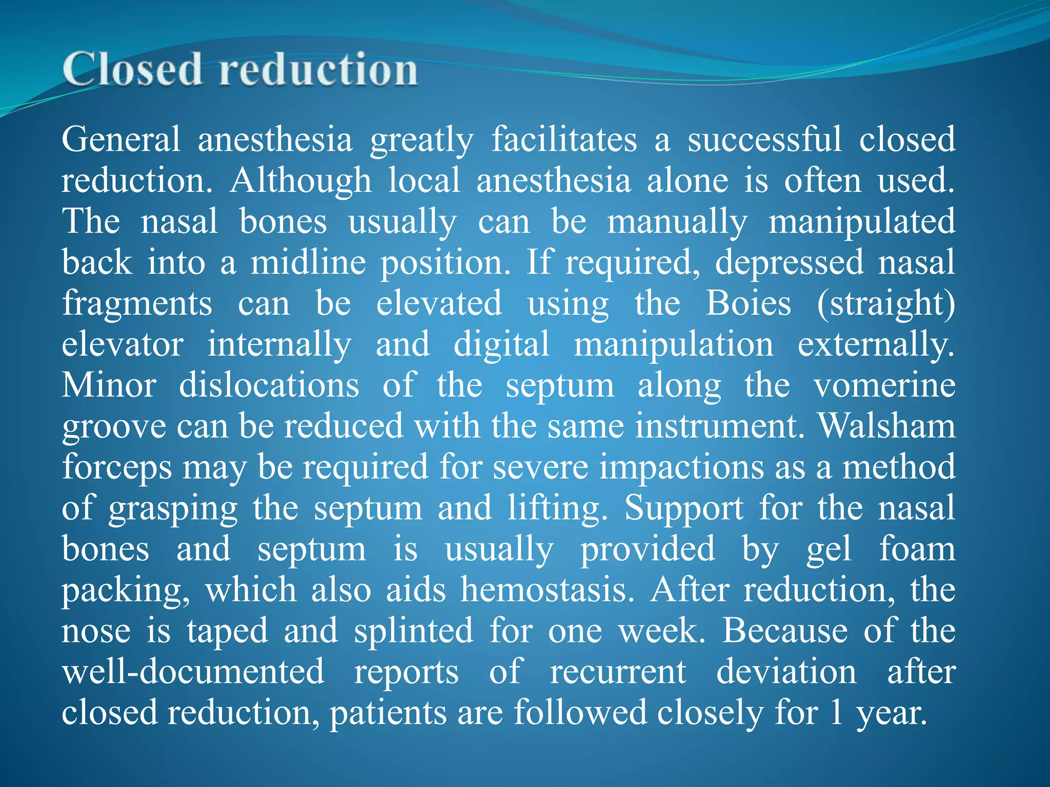Nasal and nasoethmoidal fractures | PPTX