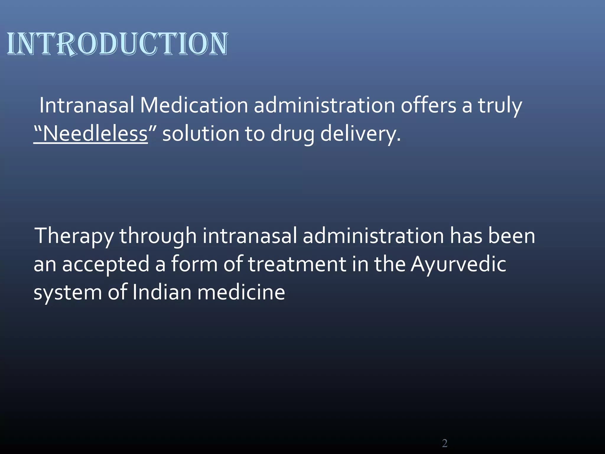 Nasal Drug Delivery System | PPT