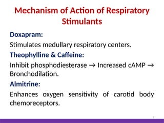 Nasal Decongestants and Respiratory Stimulants | PPTX