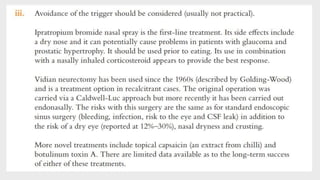 Nasal Discharge - ENT