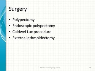 Polypectomy Procedure Code NASAL POLYP | PDF