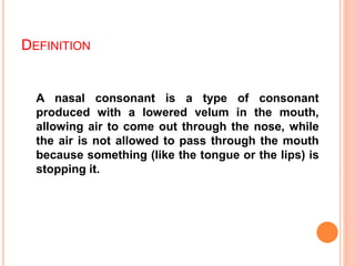 Nasals PPT