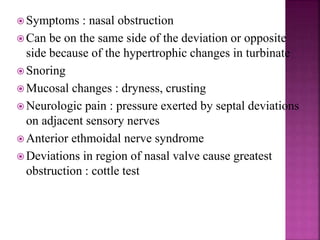 Nasal septum and its diseases[1] | PPT
