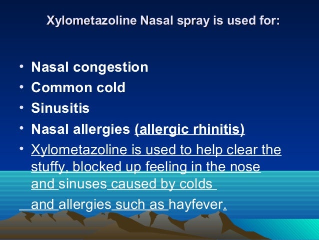 Nasal Spary Xylometazoline nasal-spary-xylometazoline