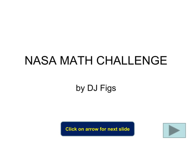 Nasa Math Challenge | PPT