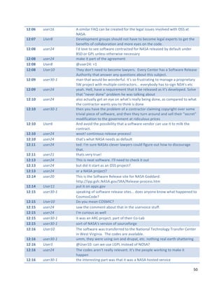 AI@a_&&   -/+*TU%%     5"9,?,76'"e5j"+6%"E1"+'16&1)"3('"&O1"71G67",99*19",%0(701)"2,&O"/II"6&"
                       H5I5-"
AI@a`&&   S/+*[%%      Q1017(:?1%&"G'(*:9"9O(*7)"%(&"O601"&("E1+(?1"71G67"1T:1'&9"&("G1&"&O1"
                       E1%13,&9"(3"+(776E('6&,(%"6%)"?('1"1819"(%"&O1"+()1-"
AI@an&&   -/+*YZ%%     $y)"7(01"&("911"9(3&26'1"+(%&'6+&1)"3('"H5I5"'171691)"E8")136*7&"*%)1'"
                       NIQ"('"SDM"*%7199"(&O1'2,91"%1+1996'8"
AI@an&&   -/+*YZ%%     ?6W1",&":6'&"(3"&O1"6G'11?1%&"
AI@an&&   S/+*[%%      t*91'L4B"x#"
AI@an&&   S/+*TV%%     _O18")(%y&"%11)"&("E1+(?1"76281'9-""K01'8"C1%&1'"O69"6"I(3&26'1">171691"
                       5*&O(',&8"&O6&"6%921'"6%8"d*19&,(%9"6E(*&"&O,9"9*E=1+&-"
AI@ao&&   -/+*XVT%%   ?6%"&O6&"2(*7)"E1"2(%)1'3*7-",&y9"9("3'*9&'6&,%G"&("?6%6G1"6":'(:',1&6'8"
                       I`":'(=1+&"2,&O"?*7&,:71"+(%&'6+&('9---"101'8E()8"O69"&("9,G%"HQ5y9"1&+"
AI@ao&&   -/+*YZ%%     816O-"V177Z"O601"6"'1d*,'1?1%&"&O6&",&"E1"'171691)"69",&y9")1017(:1)-"I(701"
                       &O6&"}%101'")(%1}":'(E71?"O1"269"&67W,%G"6E(*&"
AI@Aa&&   -/+*YZ%%     679("6+&*6778"G1&"6%"181"(%"2O6&y9"'16778"E1,%G")(%1Z"69"+(?:6'1)"&("2O6&"
                       &O1"+(%&'6+&('"26%&9"8(*"&("&O,%W",9")(%1"
AI@Aa&&   -/+*XVT%%   &O1%"8(*"O601"&O1":'(E71?"(3"6"+(%&'6+&('"+76,?,%G"+(:8',GO&"(01'"9(?1"
                       &',0,67":,1+1"(3"9(3&26'1Z"6%)"&O1%"&O18"&*'%"6'(*%)"6%)"9177"&O1,'"}91+'1&}"
                       ?(),3,+6&,(%"&("&O1"G(01'%?1%&"6&"',),+*7(*9":',+19"
AI@Aa&&   S/+*U%%      5%)"60(,)"&O1":(99,E,7,&8"&O6&"6"9(3&26'1"01%)('"+6%"*91",&"&("?,7W"&O1"
                       +(%&'6+&-"
AI@Aa&&   -/+*YZ%%     2((&l"+(%&,%,(*9"'171691":'(+199l"
AI@Aa&&   -/+*YZ%%     &O6&y9"2O6&"H5I5"%11)9"69")136*7&"
AI@AA&&   -/+*YZ%%     &1)B"$y?"9*'1"H5I59"+7101'"76281'9"+(*7)"3,G*'1"(*&"O(2"&("),9+(*'6G1"
                       &O6&-""
AI@AA&&   -/+*YT%%     &O6&9"01'8"&'*1l"
AI@AJ&&   -/+*YZ%%     _O,9",9"%16&"9(3&26'1-"$y77"%11)"&("+O1+W",&"(*&"
AI@AJ&&   -/+*YZ%%     E*&"),)",&"9&6'&"69"6%"/II":'(=1+&X"
AI@AJ&&   -/+*YZ%%     ('"6"H5I5":'(=1+&X"
AI@AL&&   -/+*YV%%     _O,9",9"&O1"I(3&26'1">171691"9,&1"3('"H5I5"S())6')B"
                       O&&:Bbb,::-G93+-H5I5-G(0bI>5b>171691:'(+199-O&?"
AI@AL&&   S/+*TT%%     :*&",&"(%"6::9-G(0"
AI@AM&&   -/+*XVT%%   9:16W,%G"(3"9(3&26'1"'171691"9,&19---")(19"6%8(%1"W%(2"2O6&"O6::1%1)"&("
                       C(9?(9C()1X"
AI@AM&&   S/+*TV%%     Q("8(*"?16%"C/I<$CX"
AI@AM&&   -/+*YZ%%     962"&O1"+(??1%&"6E(*&"&O6&",%"&O1"*91'0(,+1"9&*33-""
AI@AM&&   -/+*YZ%%     $y?"+*',(*9"69"2177"
AI@AM&&   -/+*XVT%%   ,&"269"6%"5>C":'(=1+&-":6'&"(3"&O1,'"C(M6E"
AI@AM&&   -/+*XVT%%   9('&"(3"H5I5y9"01'9,(%"(3"9(*'+13('G1"
AI@A_&&   S/+*TV%%     _O1"9(3&26'1"269"&'6%931''1)"&("&O1"H6&,(%67"_1+O%(7(G8"_'6%931'"C1%&1'"
                       ,%"`19&"a,'G,%,6-""_O1"+()19"6'1"606,76E71-"
AI@A_&&   -/+*XVT%%   *??Z"&O18"21'1"*9,%G"90%"6%)")'*:67Z"1&+-"%(&O,%G"'167"16'&O"9O6&&1',%G"
AI@A_&&   S/+*X%%      t[91'#!B"+6%"21"*91"MSDM",%9&16)"(3"H/I5X"
AI@A_&&   -/+*YZ%%     _O1"+()19"6'1%y&"'16778"'17106%&-"$&y9"&O1":1(:71"2('W,%G"&("?6W1",&"
                       O6::1%"
AI@A_&&   -/+*XVT%%   &O1",%&1'19&,%G":6'&"269"&O6&",&"269"6"H5I5"O(9&1)"91'0,+1"

                                                                                                 ;!"
"
 