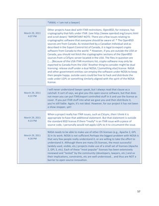 Y$5H5M"Å"$"6?"%(&"6"76281'g"

           &          /&O1'":'(=1+&9"O601")167"2,&O"$_5>"'19&',+&,(%9-"/:1%NIQZ"3('",%9&6%+1Z"O69"
    <6'+O"LRZ"L!##&   +'8:&(G'6:O8"&O6&"36779"*%)1'"$_5>-"f911"O&&:Bbb222-(:1%E9)-('Gb+098%+-O&?7"
      4B!U"D<&        6%)"9+'(77")(2%g-}$<D/>_5H_"H/_KB"_O1'1"6'1"6"312",99*19"'176&,%G"&("
                      +'8:&(G'6:O,+"9(3&26'1"&O6&"101'8(%1"9O(*7)"E1"626'1"(3B"Y"_O1"/:1%NIQ"
                      9(*'+19"6'1"3'(?"C6%6)6-"59"'1916'+O1)"E8"6"C6%6),6%",%),0,)*67"6%)"69"
                      )19+',E1)",%"&O1"KT:('&"C(%&'(7"7,9&"(3"C6%6)6Z",&",9"71G67"&("1T:('&"+'8:&("
                      9(3&26'1"3'(?"C6%6)6"&("&O1"2('7)-"Y"V(2101'Z",3"8(*"6'1"(*&9,)1"&O1"[I5"('"
                      C6%6)6Z"8(*"9O(*7)"%(&"31&+O"&O1"+'8:&(G'6:O,+"91+&,(%9"(3"&O1"/:1%NIQ"
                      9(*'+19"3'(?"6"CaI8%+"91'01'"7(+6&1)",%"&O1"[I5-"_O1"3,719",%"d*19&,(%"6'1"
                      É-----ÑN1+6*91"(3"&O1"[I5"$_5>"?*%,&,(%9"7,9&Z"+'8:&("9(3&26'1"?68"(%78"E1"
                      1T:('&1)"&("C6%6)6"3'(?"&O1"[I5-}5%(&O1'"&O,%G"&("+(%9,)1'"?,GO&"E1")*67"
                      7,+1%9,%GB"'171691"9&*33"*%)1'"6")*67"H/I5"b"É9(?1&O,%G"1791Ñ"7,+1%91-"H5I5"
                      6%)"(&O1'"G(01'%?1%&"1%&,&,19"+6%"1?:7(8"&O1"9(3&26'1"*%)1'"H/I5"&("W11:"
                      &O1,'":1(:71"O6::8-"(*&9,)1"*91'9"+(*7)"E1"3'11"&("O6+W"6%)"),9&',E*&1"&O1"
                      +()1"*%)1'"MSDM"('"9(?1&O,%G"9,?,76'78"67,G%1)"2,&O"&O1"9:,',&"(3"&O1"H/I5"
                      7,+1%91-"

           &          $"2,77"%101'"*%)1'9&6%)"76281'"9:16WZ"E*&"$"672689"'16)"&O6&"+76*91"69"6"
    <6'+O"LRZ"L!##&   +6&+O677-"$&"9('&"(3"9689Z"21"G,01"8(*"&O,9"(:1%"9(*'+1"9(3&26'1Z"E*&"&O6&")(19"
      4BLL"D<&        %(&"?16%"8(*"+6%":*&"$_5>b1T:('&"+(%&'(771)"9&*33",%",&"6%)"*91"&O1"7,+1%91"69"
                      +(01'-"$3"8(*":*&"$_5>"9&*33",%&("2O6&"21"G601"8(*"6%)"&O1%"),9&',E*&1",&Z"
                      8(*y'1"9&,77"7,6E71-"5G6,%Z",&y9"%(&",)167-"V(2101'Z"3('"(*'":'(=1+&",&"O69"%(&"E11%"
                      6"9O(2"9&(::1'Z"81&l"

           &          `O1%"6":'(=1+&"'16778"O69"$_5>",99*19Z"9*+O"69"Ca98%+Z"&O1%"$"&O,%W",&",9"
    <6'+O"LRZ"L!##&   6::'(:',6&1"&("O601"&O6&"6)),&,(%67"9&6&1?1%&-"N*&"&O6&"9&6&1?1%&",9"(*&9,)1"
      4BL."D<&        &O1"9&6%)6')"NIQ"7,+1%91-$3"&O1'1"Y'16778Y",9"6%"$_5>",99*1"2,&O"6":,1+1"(3"
                      9(*'+1"+()1Z"$":1'9(%6778"2(*7)"%(&"6::78"MSDM"&(",&"&("+,'+*?01%&"&O1",99*1-"

           &          H5I5"%11)9"&("E1"6E71"&("?6W1"*91"(3"(&O1'"/I"7,+1%919"f1-G-Z"5:6+O1"LZ"SDM"
    <6'+O"LRZ"L!##&   .g",%",&9"2('W-"H/I5",9"%(&"9*33,+,1%&-D1'O6:9"&O1"E,GG19&":'(E71?"2,&O"H/I5",9"
      4BLP"D<&        &O6&"01'8"312":1(:71"'16778"*%)1'9&6%)",&Z"('"6'1"2,77,%G"&("&6W1"&O1"133('&"&("
                      *%)1'9&6%)",&-"57&O(*GO"&O1'1"6'1"?6%8"/I"7,+1%919Z"&O1"?(9&"9*++1993*7"
                      f2,)178"*91)Z"0,9,E71Z"1&+-g":'(=1+&9"?6W1"*91"(3"6"9?677"91&"(3"7,+1%919"f5:6+O1"
                      LZ"SDM".Z"1&+g-"K6+O"(3"&O191"}?(9&":(:*76'}"7,+1%919"O69"E11%"1T&1%9,0178"
                      '10,121)"6%)"}&19&1)}"E8"&O1"+(??*%,&8"f)1017(:1'9Z"76281'9Z"1&+-g"6%)"9("
                      &O1,'",?:7,+6&,(%9Z"+(%9&'6,%&9Z"1&+"6'1"2177"*%)1'9&(()---"6%)"&O*9"6'1"H/_"6"
                      E6'',1'"&("(:1%"9(*'+1",%%(06&,(%-"




                                                                                                         ;U"
"
 